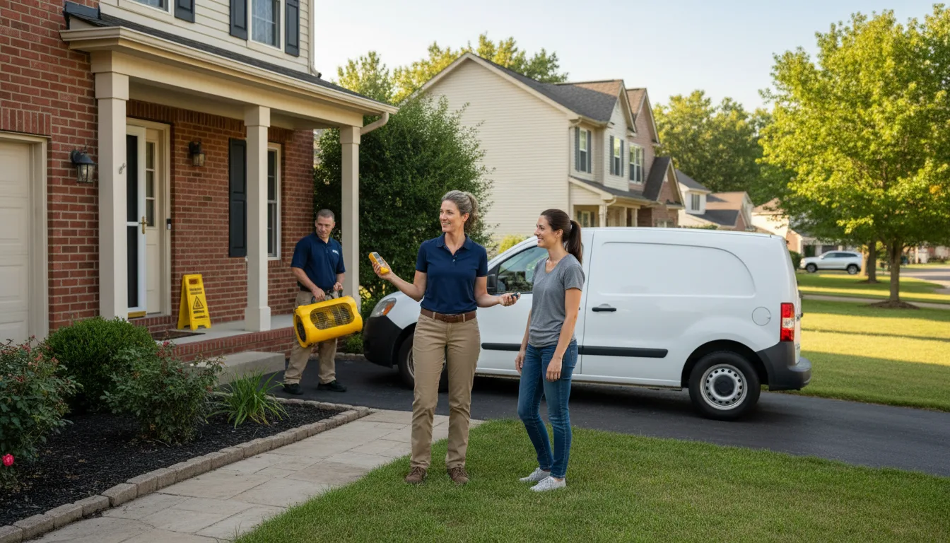 Residential water damage restoration in Wiley, CO